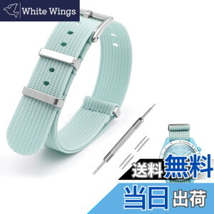 �y���������z[Jumpsunfun] 20mm ���v�o���h for Omega X Swatch Speedmaster MoonSwatch �I���K�ƃX�E�H�b�` �X�s�[�h�}�X�^�[ ���[���X�E�H�b�`�p �~���^���[�i�C�������v�x���g �F�F���F