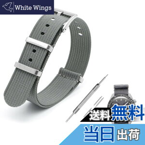 �y���������z[Jumpsunfun] 20mm ���v�o���h for Omega X Swatch Speedmaster MoonSwatch �I���K�ƃX�E�H�b�` �X�s�[�h�}�X�^�[ ���[���X�E�H�b�`�p �~���^���[�i�C�������v�x���g �F�F�O���[