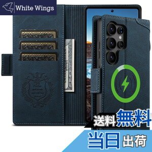 �y���������zJCGOOD Samsung Galaxy S25/S24 Ultra �P�[�X �J�o�[ �蒠�^ MagSafe�Ή� �{�v���U�[ �J�[�h���[ ���z�^ �}�O�l�b�g�� �X�^���h�@�\ ���^ �y�� �ϏՌ� �h�o �S�ʕی� �X�}�z�P�[�X J07-galaxy �F