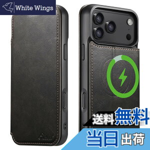 �y���������zJCGOOD �蒠�^ �P�[�X for iPhone17/17pro/17promax/17air MagSafe�Ή� �}�O�Z�[�t ���C�����X�[�d�Ή� �J�[�h���[ �蒠 �X�^���h�@�\ ���z�^ �J�[�h���� �}�O�l�b�g�� �{�v ���U�[ �X�}�z�P�[