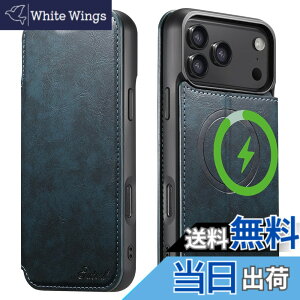 �y���������zJCGOOD �蒠�^ �P�[�X for iPhone17/17pro/17promax/17air MagSafe�Ή� �}�O�Z�[�t ���C�����X�[�d�Ή� �J�[�h���[ �蒠 �X�^���h�@�\ ���z�^ �J�[�h���� �}�O�l�b�g�� �{�v ���U�[ �X�}�z�P�[