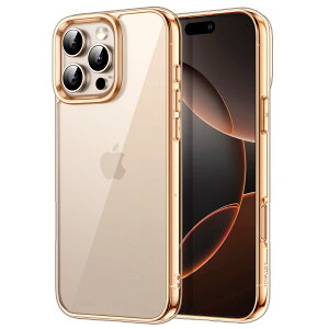 【送料無料】JETech iPhone 16 Pro 6.3インチ用 ケース 黄ばみなし 衝撃吸収 バンパーカバー 傷つけ防止 クリアバック 色:砂色