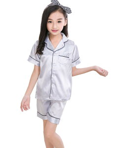 �y���������z[AkiI JP] ���̎q �p�W���} �L�b�Y �Q���� �q���� t�V���c �㉺�Z�b�g �O�J�� �p�W���}�V���N �j�̎q ������ ���[���E�F�A �j�����p �t�� ���� or���� 3�F100-160cm �F�F��F�i���� ��