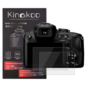 �y���������zkinokoo �f�W�^���J�����t���ی�t�B���� �t���v���e�N�^�[ Panasonic Lumix DC-G9��p �t�����j�^�[�p�K���X�v���e�N�^�[�ƕ\���o�l���p�����\�ی�t�C�����Z�b�g 2�Z�b�g �F�FFZ70/FZ7