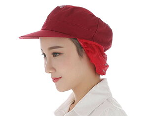 �y���������z[Maifunn] �q���L���b�v �q���X ���H�X �q���ڂ��� 3���Z�b�g �����X�q ��l�p �L�b�`�� �H�� �ʋC�� �� �n�[�t�l�b�g ���n �j�����p �F�FMZ8013-Red�A�T�C�Y�FFree Size