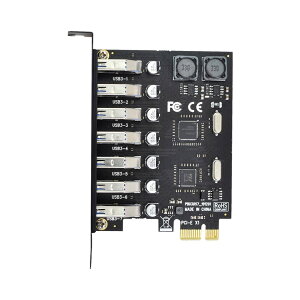 �y���������zxiwai PCI-E 1X to 19Pin 20Pin USB 3.0 Header Express Card, USB Front Panel Adapter VL805 for Desktop Computer Motherboard