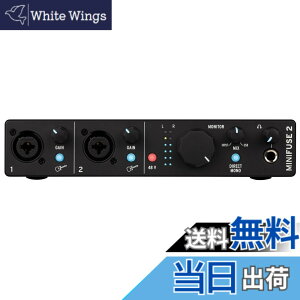 �y���������zArturia �A�[�g���A ���y����\�t�g�t�� �|�[�^�u���E�I�[�f�B�I�C���^�[�t�F�C�X MiniFuse �F�F�u���b�N