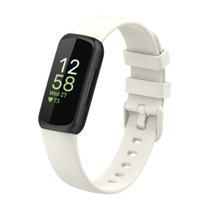 �y���������zLICHIFIT Fitbit inspire3�p�o���h �x���g �ւ��o���h TPE�� �_�炩�� �ʋC �ϋv�� �X�|�[�c�o���h �X�}�[�g�E�H�b�` �A�N�Z�T���[ �F�F�x�[�W���A�T�C�Y�FS