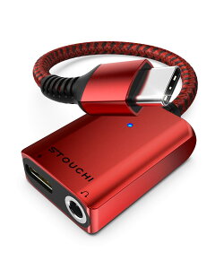 �y���������zStouchi �^�C�vC �C���z�� �ϊ��P�[�u�� USB Type C to 3.5mm Aux�[�q �C���z���ϊ��A�_�v�^�[ ���ϋv�ґg�i�C���� �A���~�� �C���z���W���b�N �ϊ� �^�C�vC 30W PD/QC�}���[�d�� DAC���� Hi-F