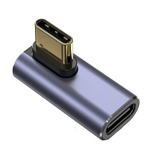 �y���������z�^�C�vC L�� USB C �ϊ��A�_�v�^ Type C�I�X���X 90�x 40Gbps�����]�� 5A�}���[�d100W 8K@60Hz�f���o�� wuernine �T�C�Y�F1��
