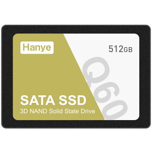 �y���������zHanye �����^SSD 2.5�C���` 7mm 3D NAND�̗p SATAIII 6Gb/s 520MB/s ���K�㗝�X�i �F�F�u���b�N�A�T�C�Y�F512GB
