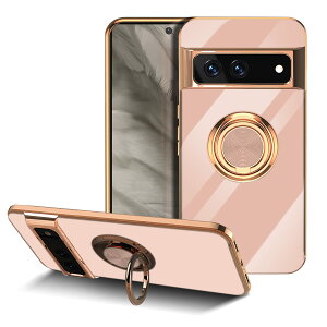 �y���������zLuFiYa �P�[�X �����O�t�� �J�o�[ TPU�f�� �X�^���h�@ �X�}�z�P�[�X �y�� �ϏՌ� ���� �C�菝�h�~ �����h�~ �ԍڃz���_�[ 360°��] �P�[�X �F�F�s���N�A�T�C�Y�FGoogle Pixel 7a 5G