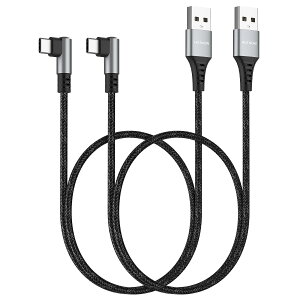 �y���������z�Z�� USB C �P�[�u�� ���p�AHOTNOW �|�[�^�u�� USB-C �[�d�� �i�C�����ґg�����[�d�R�[�h Galaxy S10 S9 S8 Plus Note 9 8�A�p���[�o���N����т��̑��� Type-c �f�o�C�X�p �F�F���A�T�C�Y�F50cm