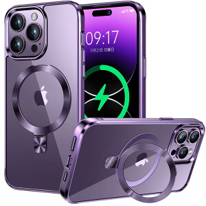 �y���������z�yCD MagSafe�����O�E�X�^���h��́ziPhone 15 Pro Max �p�N���A�P�[�X[MagSafe�Ή��E�B���X�^���h] [�{�̂̐F�E���b�L�o���p�[]�X�g���b�v�z�[���t�� �p�x������ �ČRMIL�K�i�擾�E�Ϗ�