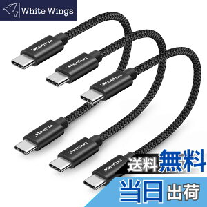 �y���������zCLEEFUN USB C �^�C�vC �P�[�u�� PD�Ή� 60W�}���[�d - iPad Mini 6 2021�AMacBook�AiPad Pro 2018�AGalaxy�AXperia�APixel��USB-C�@��Ή� �F�F�u���b�N�A�T�C�Y�F0.3m