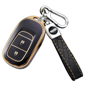 �y���������z[YANMW] N-BOX �J�X�^�� JF5 JF6 �L�[�P�[�X �K���z���_ �V�^�X�e�b�v���S�� �L�[�J�o�[ NBOX JF5 JF6 �V�r�b�N ZR-V ���F�[�� �L�[�z���_�[ 3�{�^�� �F�F�S�[���f���u���b�N�A�T�C�Y�F�L