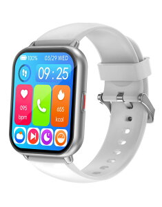 �y���������z�X�}�[�g�E�H�b�` iPhone/Android�Ή� Bluetooth �ʘb�@�\�t�� 1.85�C���` ���� �r���v �����v Smart Watch ���M�d�b�ʒm IP68�h�� �A���[�� �^�C�}�[ �X�g�b�v�E�H�b�` �V�C�\�� 100+��މ^