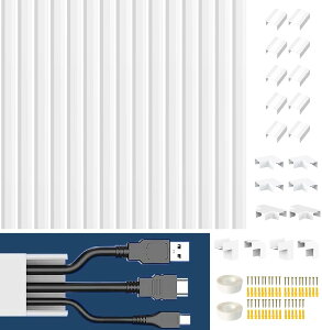 �y���������z�z���J�o�[ ���[�� �z���B���J�o�[ �R�[�h�v���e�N�^�[ �P�[�u���J�o�[ ���[�� �d���P�[�u���J�o�[ �P�[ �C���X�g�[�����ȒP �F�F�z���C�g�C15�{�Z�b�g�A�T�C�Y�F40*2.4*1.4cm