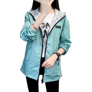 �y���������zBeylimcy �E�C���h�u���[�J�[ ���f�B�[�X ���Z�� 2WAY ���o�[�V�u�� �f�U�C���p�[�J�[ �J�W���A�� �������H �h�� �h�� �W���P�b�g �t�ďH Bey109 �F�F�O���[���A�T�C�Y�FS Slim