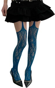 �y���������z[Viktrui] 2024�N�̍ŐV�X�^�C���I�I8�F�K�[�^�[�X�g�b�L���O �ԃ^�C�c�Z�N�V�[ �J���t�����[�X�p���e�B�X�g�b�L���O ����~�� ���� ���r y2k �l�C ���� ����n�C�\�b�N�X�����[