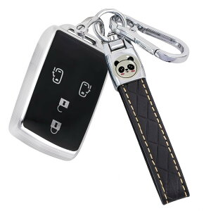 �y���������z[ZANEKO] �^���g�L�[�P�[�X�K���_�C�n�c�^���g�J�X�^�� �L�[�J�o�[ �E�F�C�N�X�}�[�g�L�[�P�[�X �L�[�z���_�[ (4�{�^��) �F�F�V���o�[�u���b�N�A�T�C�Y�FZA-XMyb-08FT4j-SilverBlack