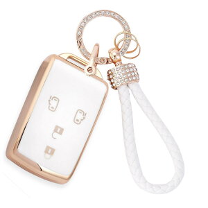 �y���������z[ZANEKO] �^���g�L�[�P�[�X�K���_�C�n�c�^���g�J�X�^�� �L�[�J�o�[ �E�F�C�N�X�}�[�g�L�[�P�[�X �L�[�z���_�[ (4�{�^��) �F�F�S�[���h�z���C�gD�A�T�C�Y�FZA-JBMZYS-08FT4j-GoldWhite