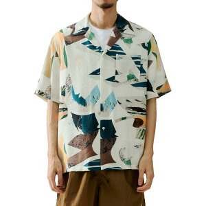 �y���������z[CHANGE WELL] �����Y 2024 SS �t�@�b�V���� �ĕ� �y���ە��X�^�C�� �v�����g�z �J�W���A�� ���� �J�� ���� �A�u�X�g���N�g�� �A���n�V���c �F�F�z���C�g�A�T�C�Y�FXL