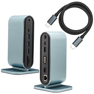 �y���������zLeehitech USB Type C Macbook �n�u ���@�\�ϊ��A�_�v�^�[�BiPhone15�AiPad Air/Pro�AMacBook Pro/Air�ASamsung Galaxy�ȂǑΉ� �F�F12-in-1