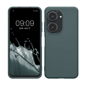 �y���������zkwmobile �X�}�z�P�[�X ASUS Zenfone 10 / Zenfone 9�Ή� �P�[�X - �ϏՌ� ����~�� �\�t�g TPU �V���R�� - �ԐF �F�F�_�[�N �X���[�g