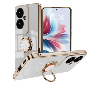 �y���������zLuFiYa �P�[�X �����O�t�� �J�o�[ TPU�f�� �X�^���h�@ �X�}�z�P�[�X �y�� �ϏՌ� ���� �C�菝�h�~ �����h�~ �ԍڃz���_�[ 360°��] �P�[�X �F�F�z���C�g�A�T�C�Y�FOPPO Reno11 A 5G