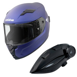 �y���������z�R�~�l(KOMINE) �o�C�N�p �t���t�F�C�X�w�����b�g �F�FMat Metal Blue�A�T�C�Y�FXL