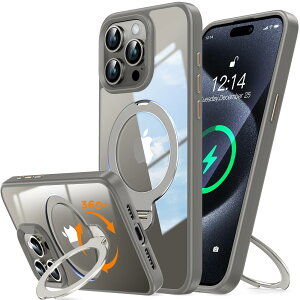 �y���������z�y�`����j��I360°�[���}�C���X�^���h�I�zRosycover iPhone 12/12 Pro �p �P�[�X Magsafe �Ή� [��_��]�X�^���h�E������萫][�ɓ����E���������Ҍ�]�}�O�Z�[�t ���C�����X�[�d�Ή� �A