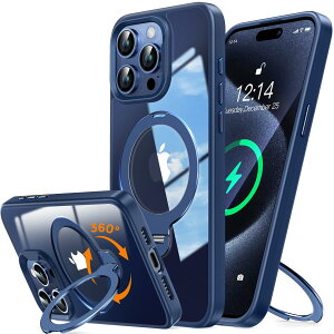 �y���������z�y�`����j��I360°�[���}�C���X�^���h�I�zRosycover iPhone 12/12 Pro �p �P�[�X Magsafe �Ή� [��_��]�X�^���h�E������萫][�ɓ����E���������Ҍ�]�}�O�Z�[�t ���C�����X�[�d�Ή� �A