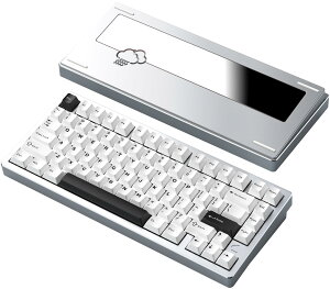 �y���������z�yWOBKEY Rainy75�L�[�{�[�h�z�J���̂悤�ȑŌ��� ���J�j�J���L�[�{�[�h 3WAY�ڑ� OS�݊��� �z�b�g�X���b�v��VIA�̑Ή� �J�X�^�}�C�Y�� �K�X�P�b�g�f�U�C�� �A���~�j�E���f�ގg�p RGB