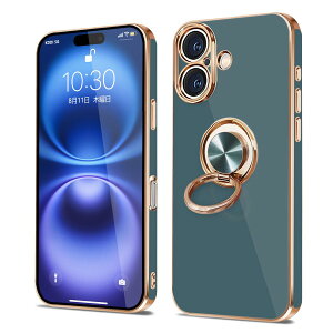 �y���������ziPhone 16e �P�[�X �����O�t�� �ϏՌ� �A�C�t�H��16e �����O �J�o�[ 360°��] �X�^���h�@�\ TPU �ԍڃz���_�[�Ή� 6.1�C���` �����Y�ی� �X�g���b�v�z�[���t�� �F�F�O���[�A�T�C�Y�FiP