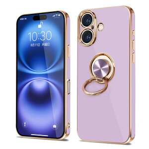 �y���������ziPhone 16e �P�[�X �����O�t�� �ϏՌ� �A�C�t�H��16e �����O �J�o�[ 360°��] �X�^���h�@�\ TPU �ԍڃz���_�[�Ή� 6.1�C���` �����Y�ی� �X�g���b�v�z�[���t�� �F�F�p�[�v���A�T�C�Y