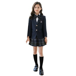 �y���������z[Emfay] ���Ǝ� �X�[�c ���̎q �q�� �t�H�[�}�� �X�[�c ���l�N�^�C�t�� 6�_�Z�b�g ���w�� �������� �F�F�l�C�r�[�A�T�C�Y�F140