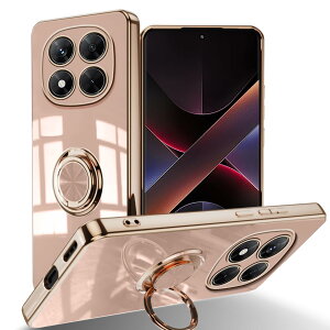 �y���������zLuFiYa �P�[�X �����O�t�� �J�o�[ TPU�f�� �X�^���h�@ �X�}�z�P�[�X �y�� �ϏՌ� ���� �C�菝�h�~ �����h�~ �ԍڃz���_�[ 360°��] �P�[�X �F�F�s���N�A�T�C�Y�FXiaomi POCO X7 5G