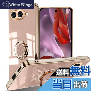 �y���������zLuFiYa �P�[�X �����O�t�� �J�o�[ TPU�f�� �X�^���h�@ �X�}�z�P�[�X �y�� �ϏՌ� ���� �C�菝�h�~ �����h�~ �ԍڃz���_�[ 360°��] �P�[�X �F�F�s���N�A�T�C�Y�FGoogle Pixel 9a 5G