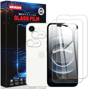 �y���������z�Ή� iPhone 16E �p�� �K���X�t�B���� + �J�����t�B�����y2�� �t���ی�t�B����+ 2�� �����Y�ی�t�B�����z �d�x9H �y���{���Ɏq�f�ލ̗p�z �K���X �t�B���� �����K���X �ی� �t�B��