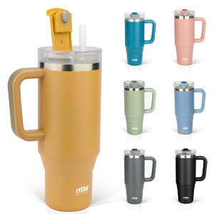 �y���������zTYESO �^���u���[ 0.9L ���� �ۗ� �X�e�����X�{�g�� �E�H�[�^�[�{�g�� �X�g���[ �����t�� �W���b�L �A�E�g�h�A �^��f�M ��d�\�� �L�� ��e�� ���� ���̎q �j�̎q 900ml �F�F�}�X