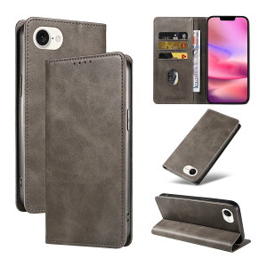 �y���������ziPhone �P�[�X �蒠�^ �g�уP�[�X �X�^���h�@�\ ���^�P�[�X �J�[�h���[ �����h�~ �}�O�l�b�g�� �ϏՌ� �S�ʕی� �h�o �F�F�O���[�A�T�C�Y�FiPhone 16e �p