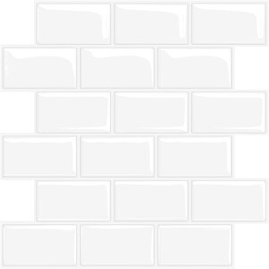 �y���������zMORCART �^�C���V�[�� �h�� �ϔM �L�b�`�� ���ʏ� �g�C�� DIY �Ƌ��A�C�e���̑��� ���U�C�N�^�C���V�[�g �ǎ��V�[�� 3D �����C�N�V�[�g �F�F�k���̔��A�T�C�Y�F30*30cm 4��