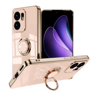 �y���������zLuFiYa �P�[�X �����O�t�� �J�o�[ TPU�f�� �X�^���h�@ �X�}�z�P�[�X �y�� �ϏՌ� ���� �C�菝�h�~ �����h�~ �ԍڃz���_�[ 360°��] �P�[�X �F�F�s���N�A�T�C�Y�FOPPO Reno 13A 5G