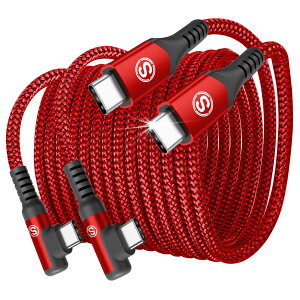 �y���������z�^�C�vc �P�[�u�� L���y2�{�Z�b�g�zSweguard USB C-C �P�[�u���yPD QC3.0�Ή�60W�}���[�d�ziPhone 16 15 �[�d ���[�Ԃ� �[�d��A�C�t�H��16 15/��phone15 16 pro Max, MacBook Pro/Air iPad Pro�ASamsung Galaxy