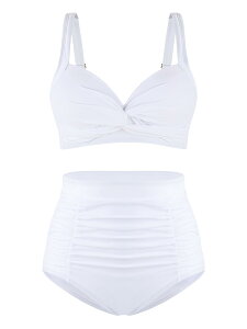 �y���������z[RELLECIGA]���f�C�[�X ���� �r�L�j�Z�b�g 5�l�b�N �n�C�E�G�X�g �̌^�J�o�[ �����p���� �傫���T�C�Y ���j �C ���� �F�F�z���C�g�A�T�C�Y�FS