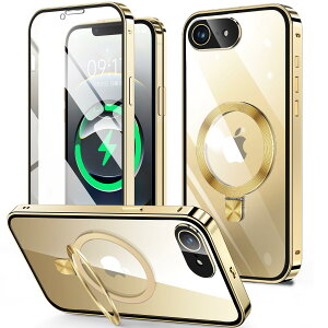 �y���������ziPhone 14/15/ �V���[�Y �P�[�X �X�^���h�@�\�t���E�A�N�V�����{�^�� �F�F�S�[���h�A�T�C�Y�FiPhone 16e