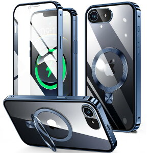 �y���������ziPhone 14/15/ �V���[�Y �P�[�X �X�^���h�@�\�t���E�A�N�V�����{�^�� �F�F�f�B�[�v�u���[�A�T�C�Y�FiPhone 16e