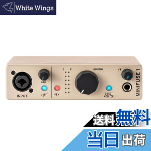 �y���������zArturia �A�[�g���A ���y����\�t�g�t�� �|�[�^�u���E�I�[�f�B�I�C���^�[�t�F�C�X MiniFuse �F�F�V�����p�[�j���A�T�C�Y�FMiniFuse 1