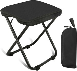 �y���������zRinimie �A�E�g�h�A�`�F�A �y��b�J�z�܂肽���݈֎q �y�� �R���p�N�g�C�X �L�����v�֎q �ω׏d200kg ����33×33cm ����33cm ���[�o�b�O�t�� �g�ѕ֗� ���ނ� �o�[�x�L���[ �L�����v